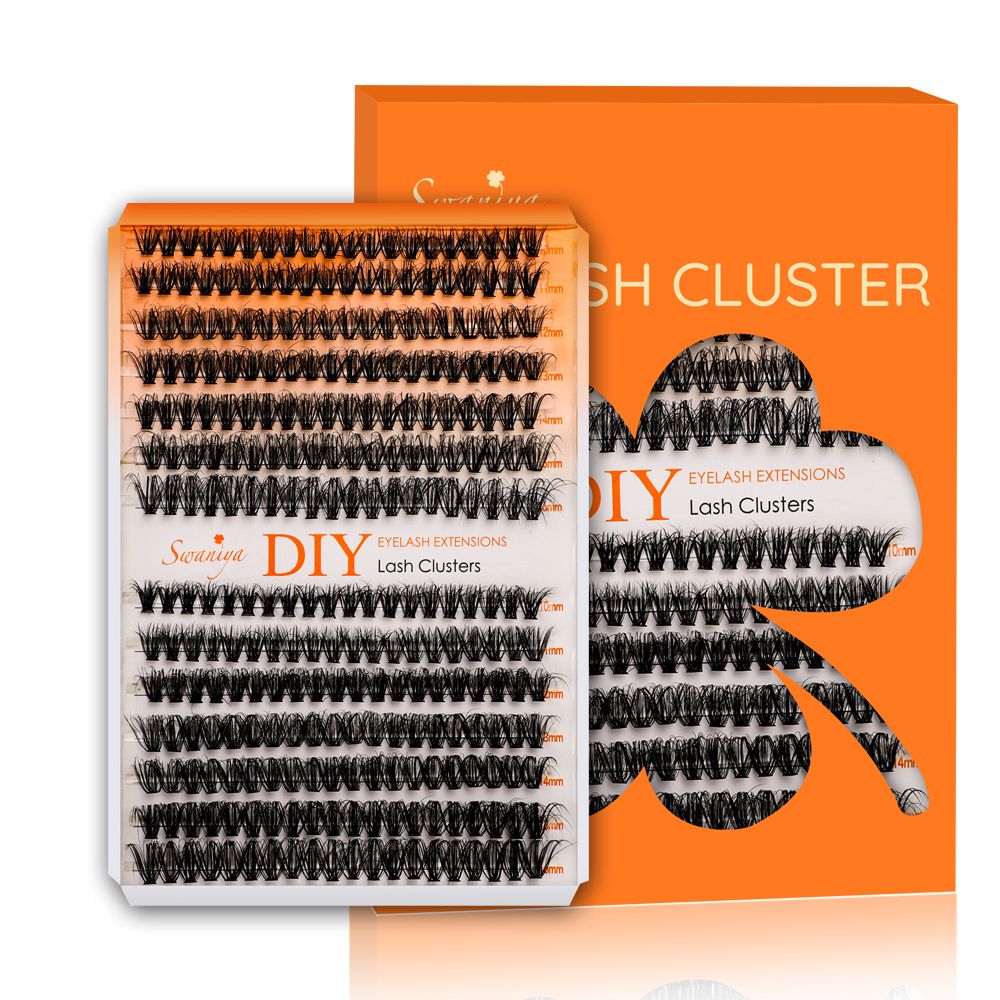 Επεκτάσεις βλεφαρίδων DIY cluster